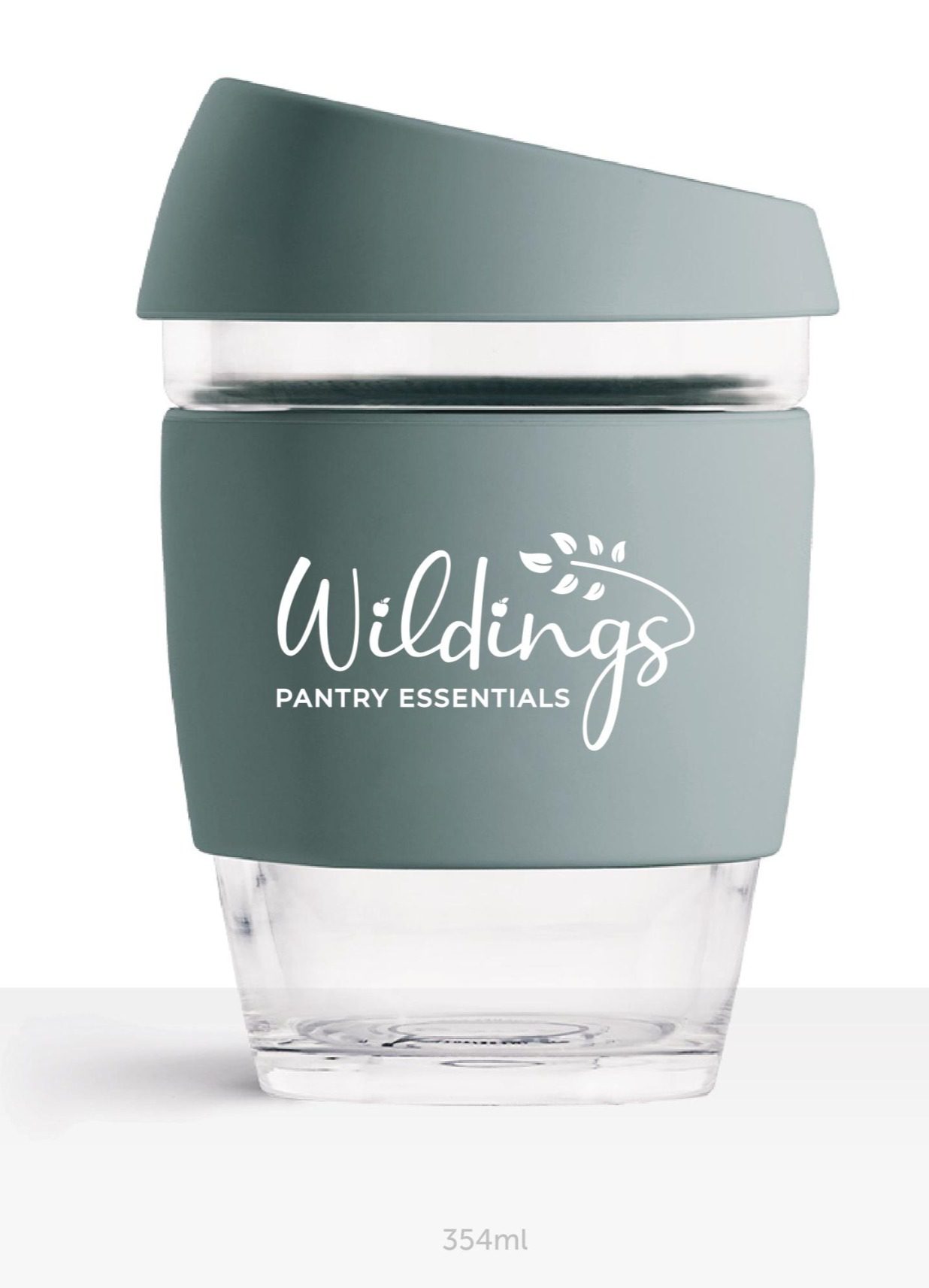 Joco Tazza Da Caffè Riutilizzabile In Vetro – 12 Oz (355 Ml) – Colore Bluestone