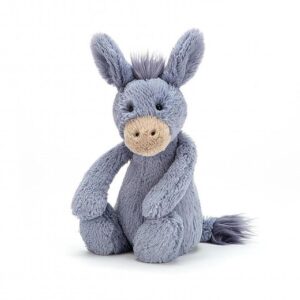 A picture of Bashful Donkey soft toy by Jellycat, London.