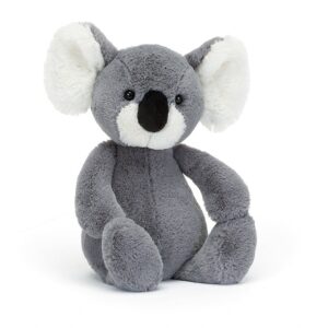 A front-view picture of Bashful Koala soft toy by Jellycat, London.