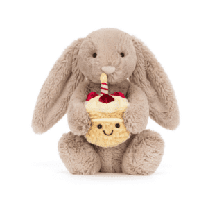 JELLYCAT Bashful Beige Bunny 'Birthday' - Image 1