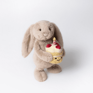 JELLYCAT Bashful Beige Bunny 'Birthday' - Image 5